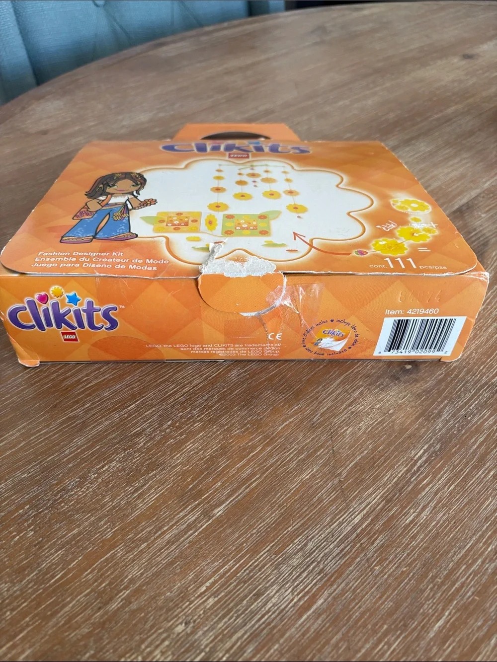 New Vintage LEGO Clikits Cool Room Catchers Box Shows Damage